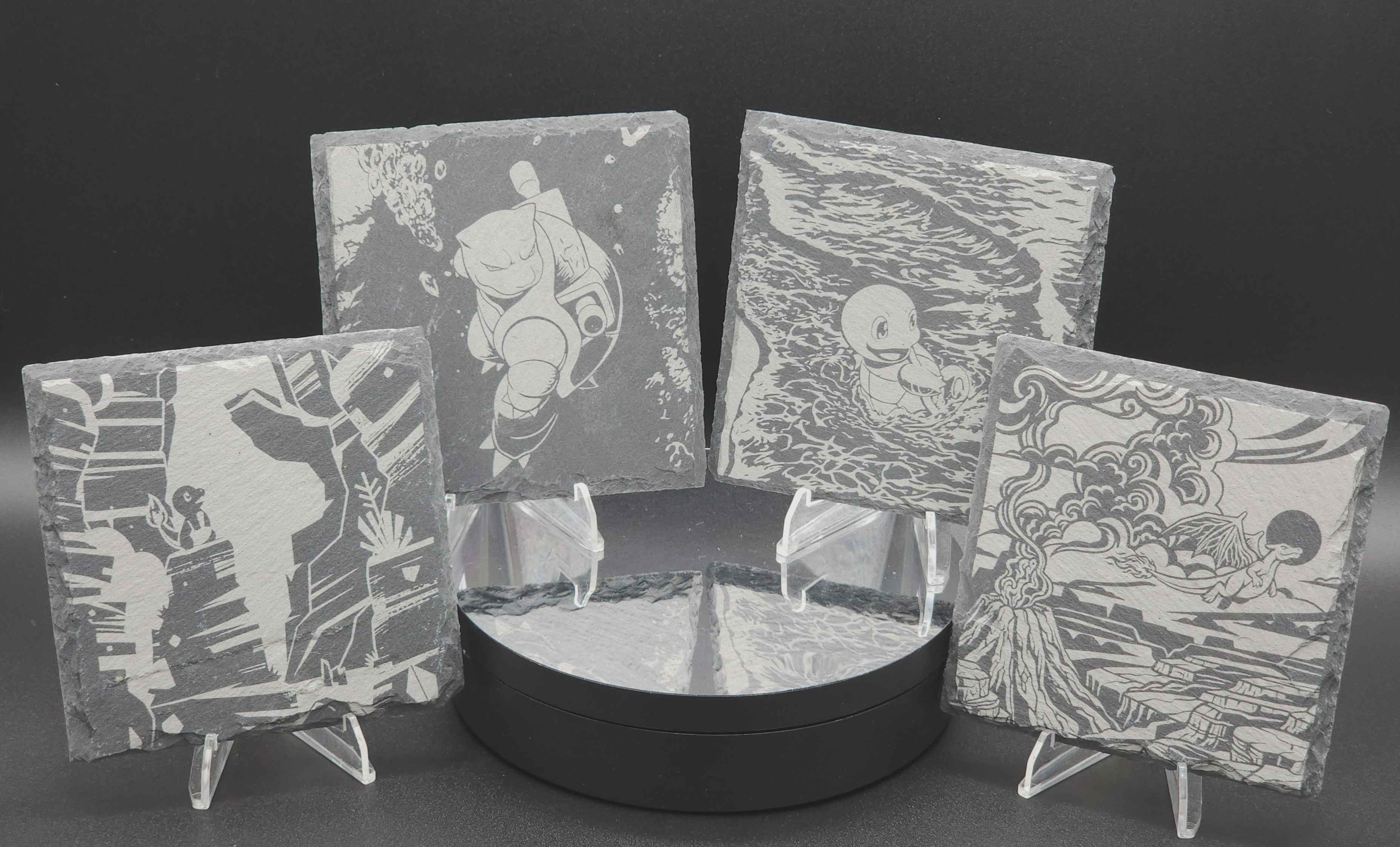 Pokémon 151 Slate Coaster Set