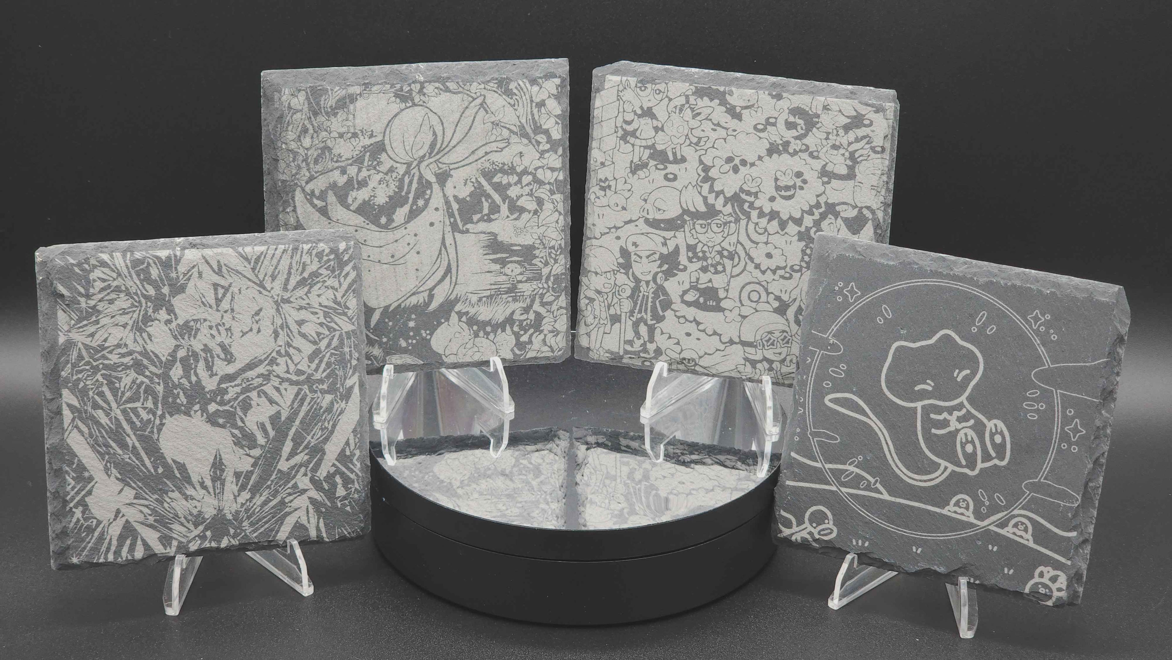 Pokémon Shiny Treasure Slate Coaster Set