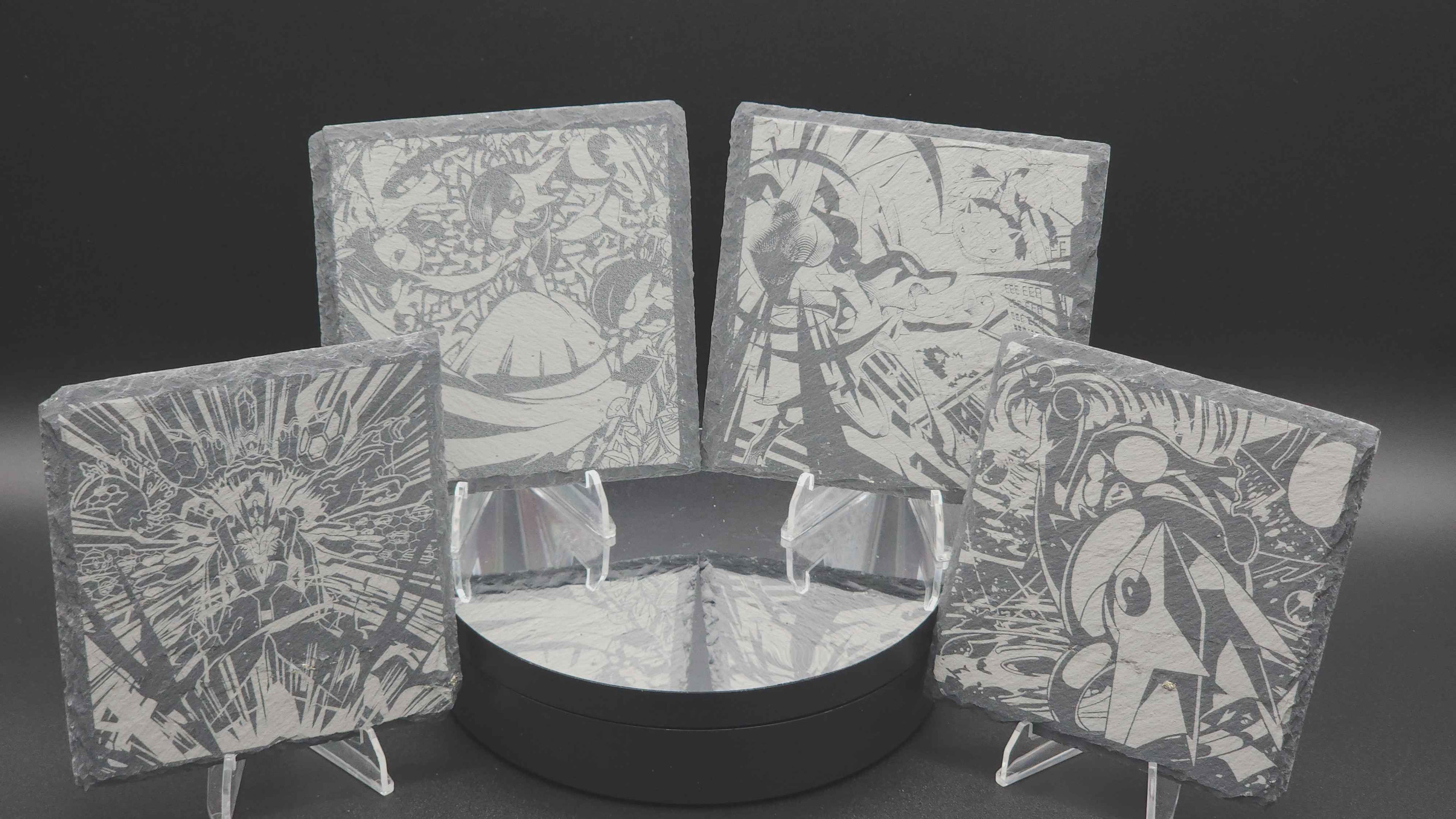 Pokémon Mega SAR Slate Coaster Set