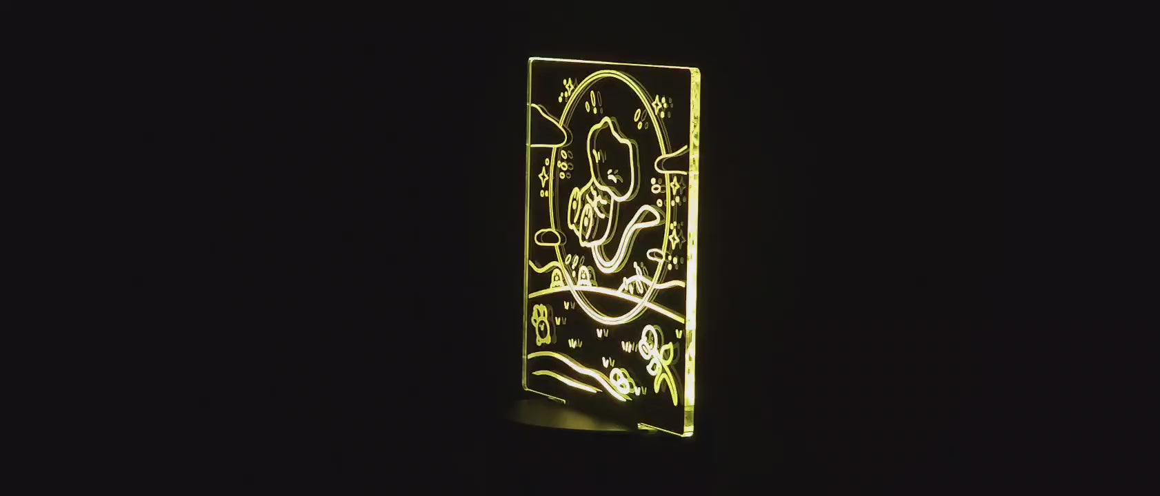 Bubble Mew Acrylic Sign
